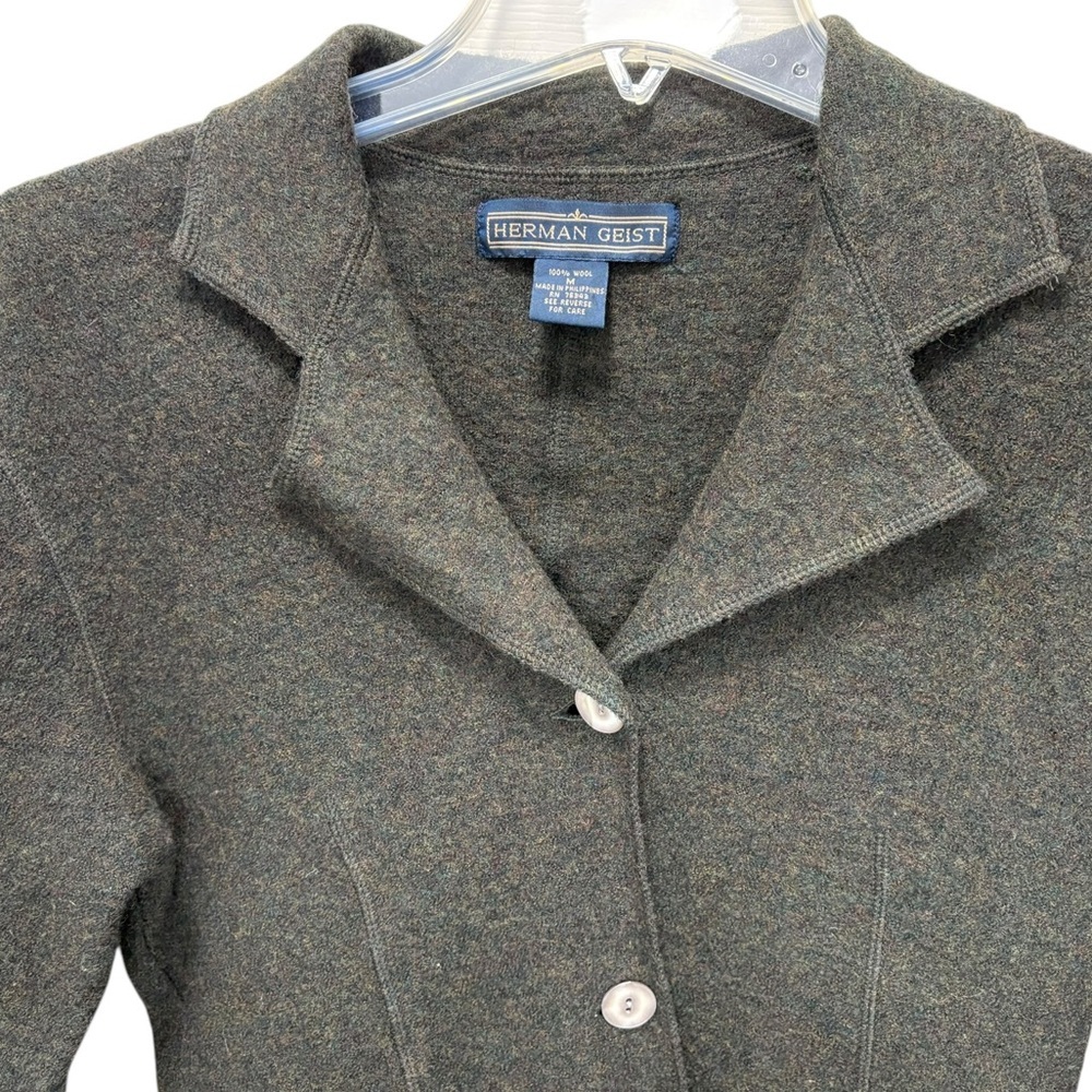 SOLD
🌟 Herman Geist 100% Wool 
2for$65
Sweater Cardigan Gray Sz M cottage jacket - Picture 3 of 9